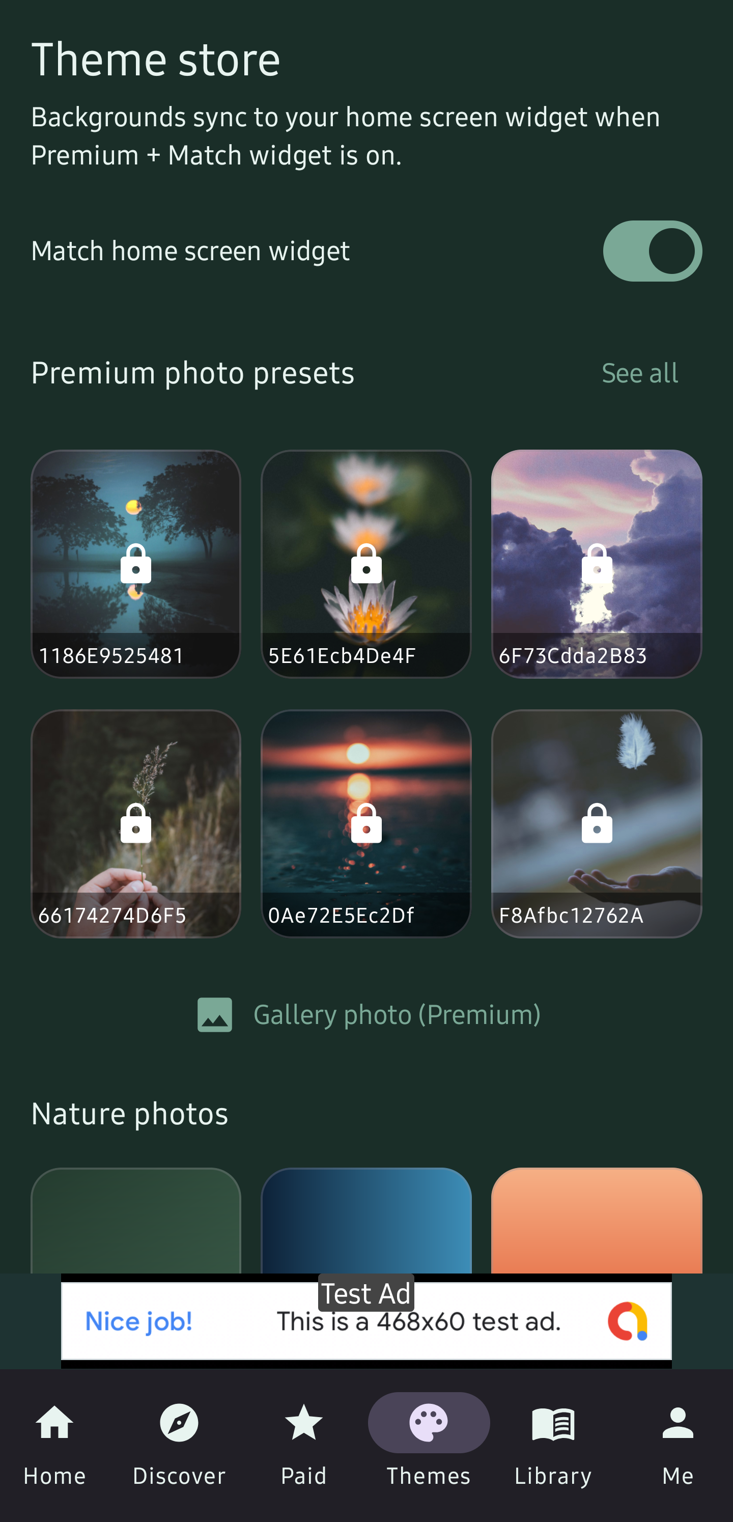 Theme store